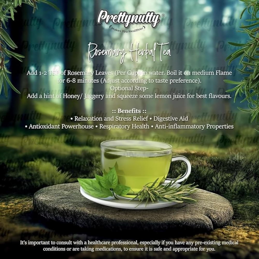 Pretty Nutty 100% Natural Rosemary Dried Leaves