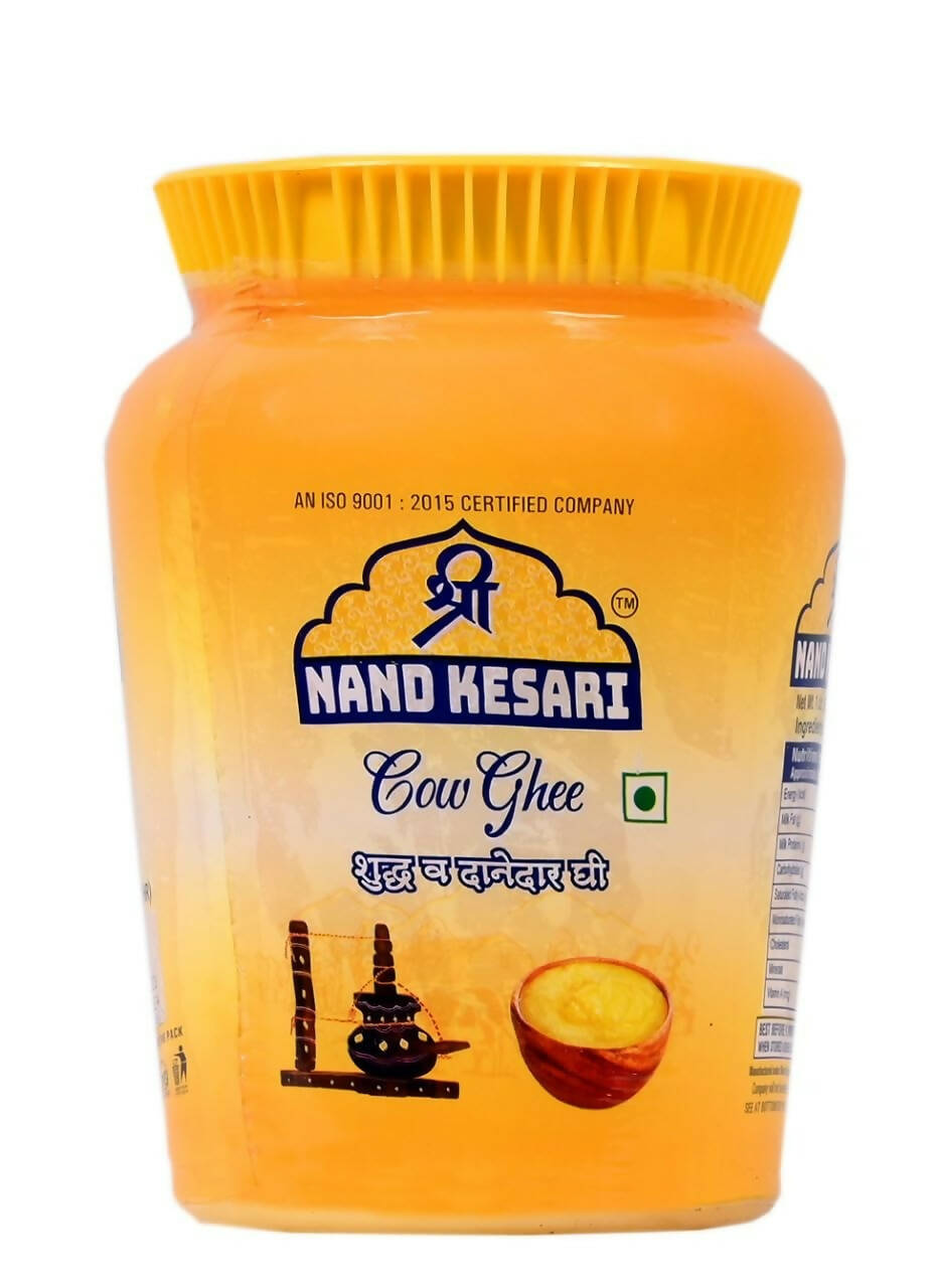 Shri Nand Kesari Pure Cow Desi Ghee | Vedic Bilona Method | Churned From Curd | Cow Ghee Pure, Healthy & Natural