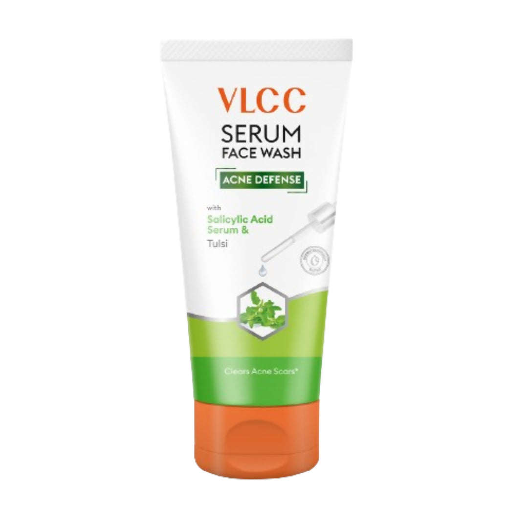 VLCC Serum Face Wash Acne Defense tube on a white background