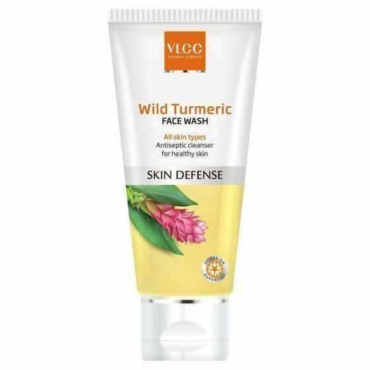 VLCC Wild Turmeric Face Wash tube on a white background