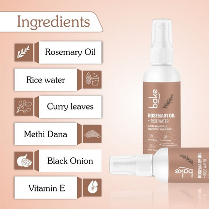 Bake Rosemary + Rice Water Hair Growth Therapy