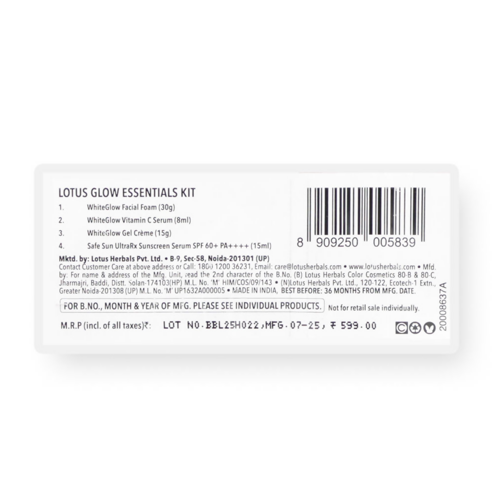 Lotus Herbals Glow Essentials Kit