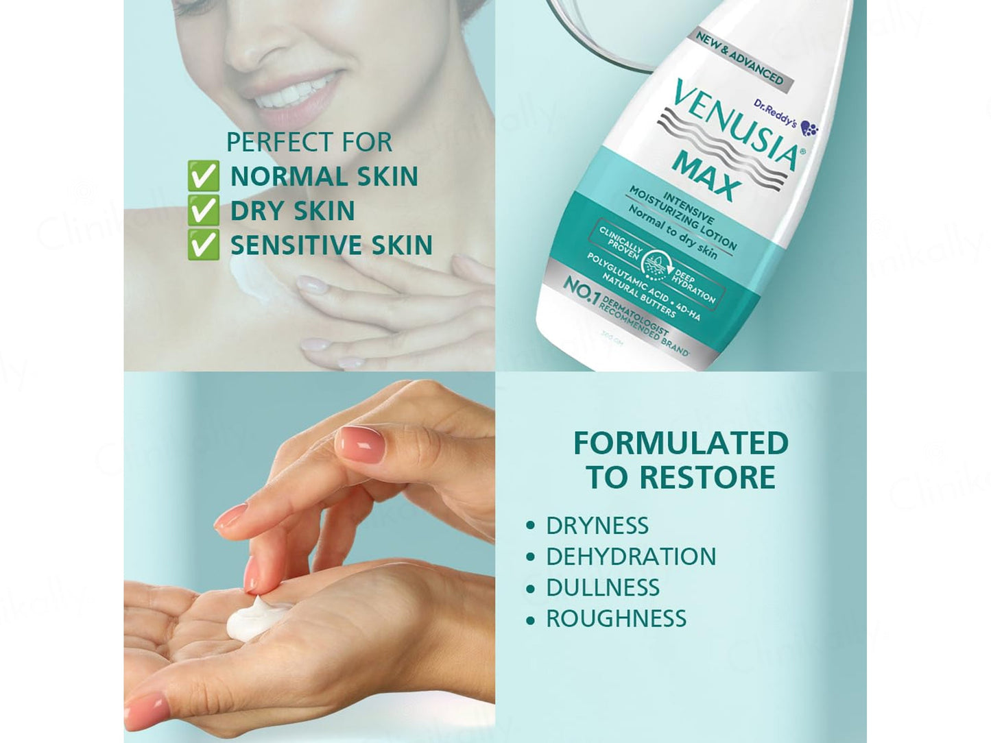 Venusia Max Intensive Moisturizing Lotion