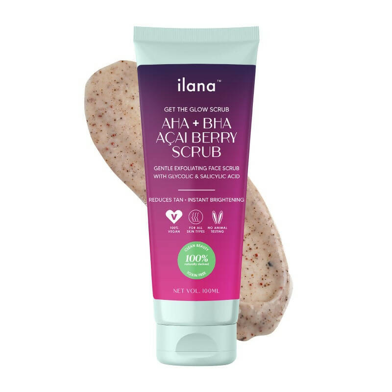 Ilana Get The Glow - AHA BHA Gentle Exfoliating Cream Face Scrub