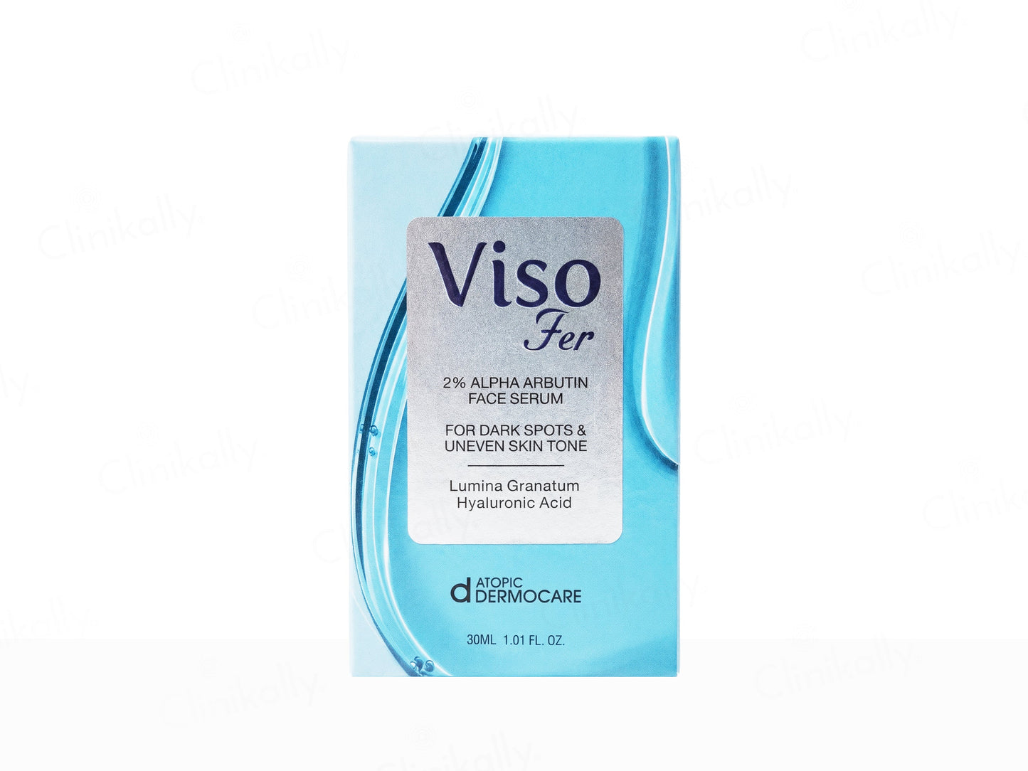 Viso Fer face serum packaging on a white background