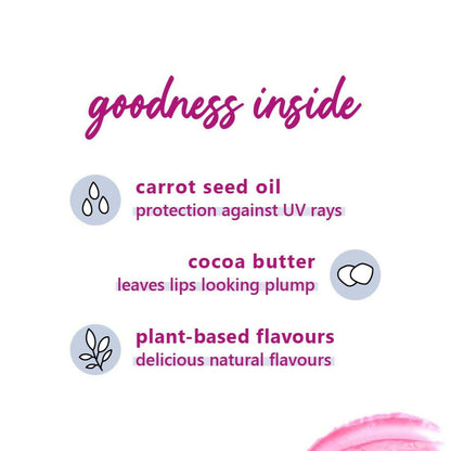 Plum Candy Melts Vegan Lip Balm Berry Feast For Dry & Chapped Lips, Natural SPF with Vitamin A