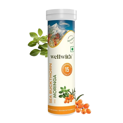 Wellwith Seabuckthorn + Moringa Effervescent Tablets