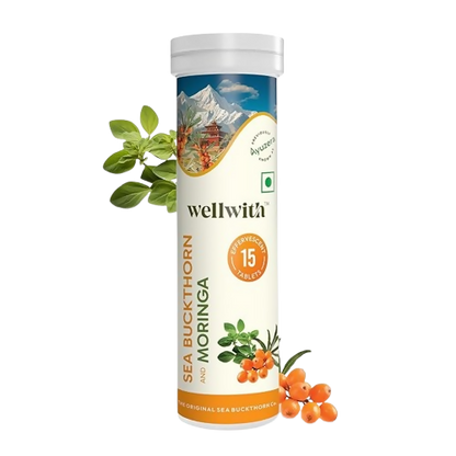 Wellwith Seabuckthorn + Moringa Effervescent Tablets