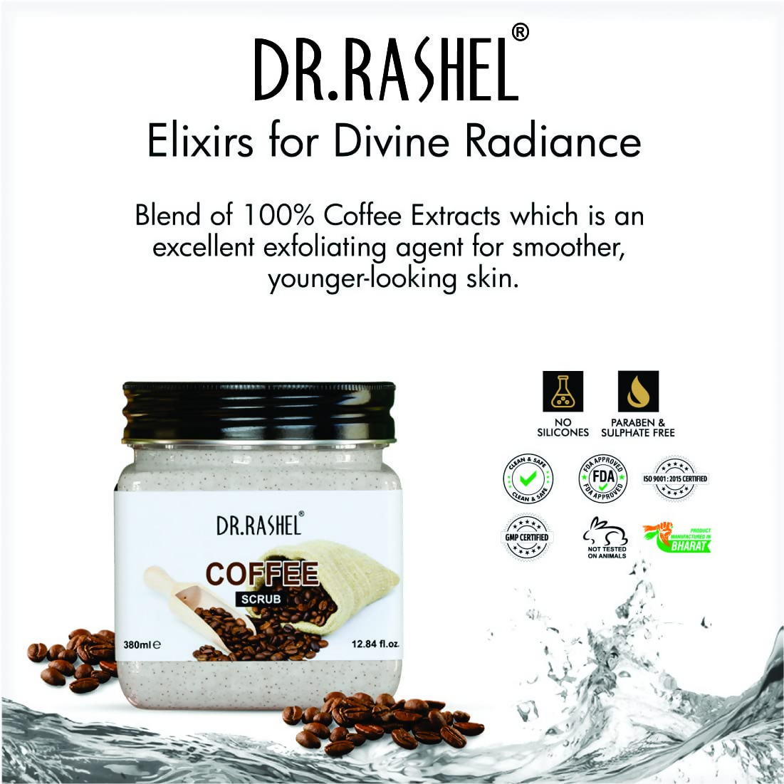 Dr.Rashel Coffee Scrub For Face And Body