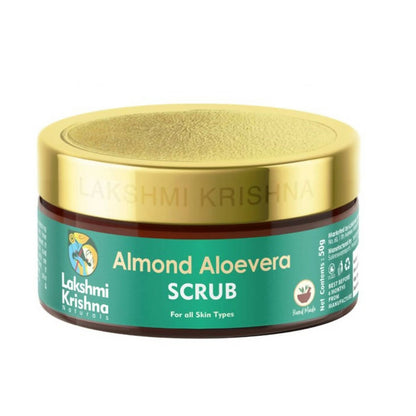 Lakshmi Krishna Naturals Almond Aloevera Scrub