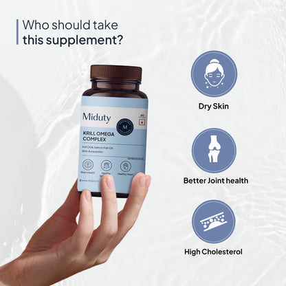 Miduty by Palak Notes Krill Omega Complex Softgels