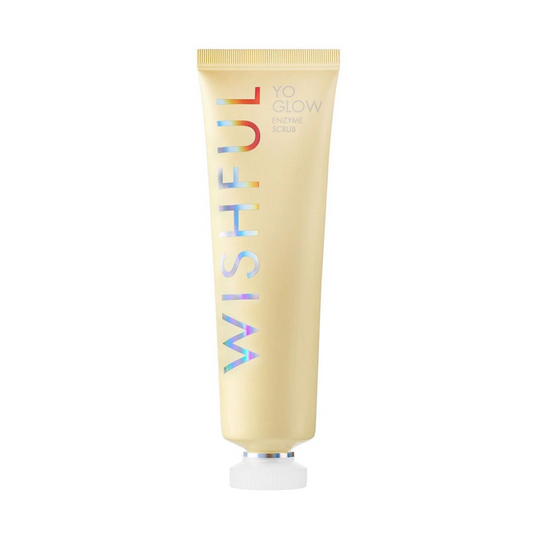 Tube of 'Wishful' skincare product on a white background