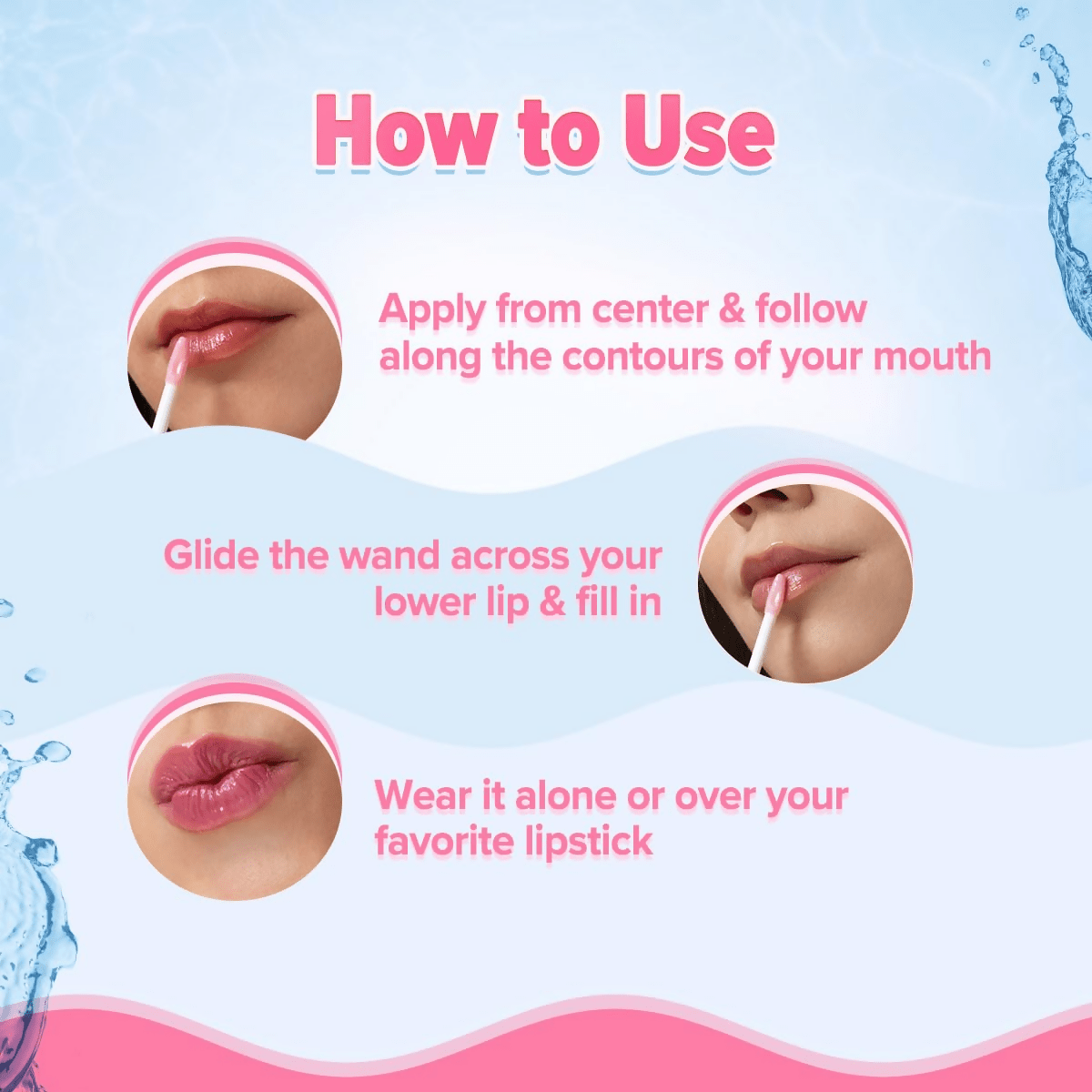Aqualogica Plump+ Pouty Li-Ph Gloss - Watermelon Slice - Limited Time Offer