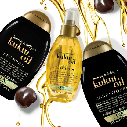 OGX Kukui Oil Shampoo Hydrate Plus Defrizz