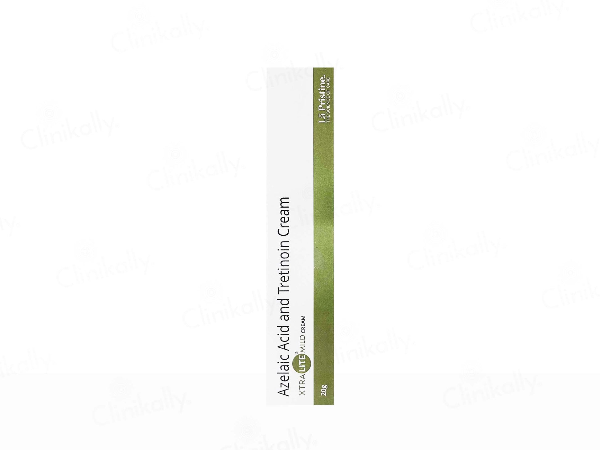 Tube of Azeleic Acid and Tretinoin Cream on a white background