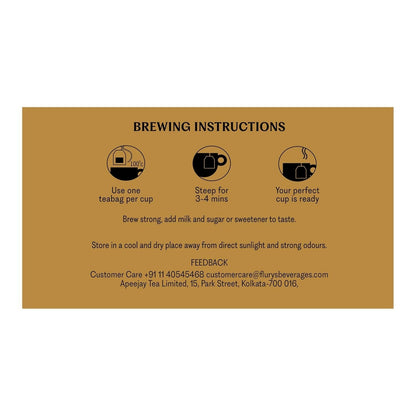 Flurys Distinctive English Breakfast Black Tea Bags