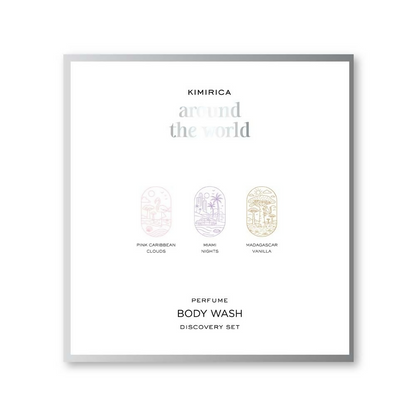 Kimirica Around The World Perfume Body Wash Trio Kit Gift Set