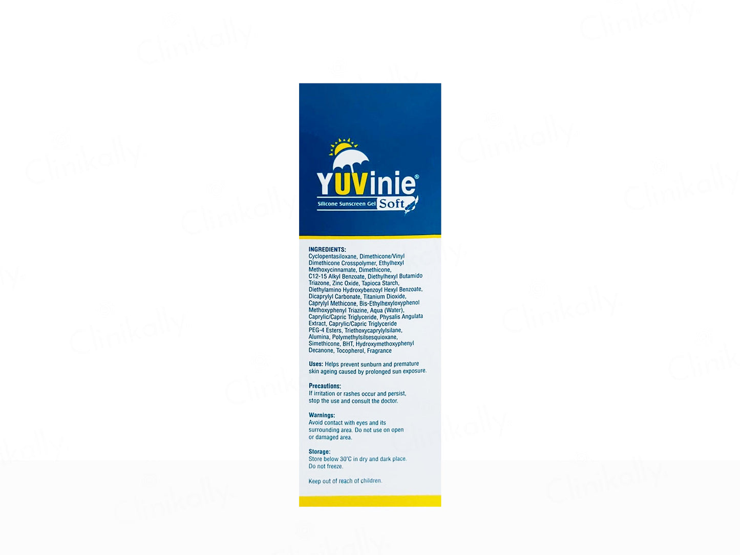Yuvinie Soft Silicone Sunscreen Gel SPF 50+