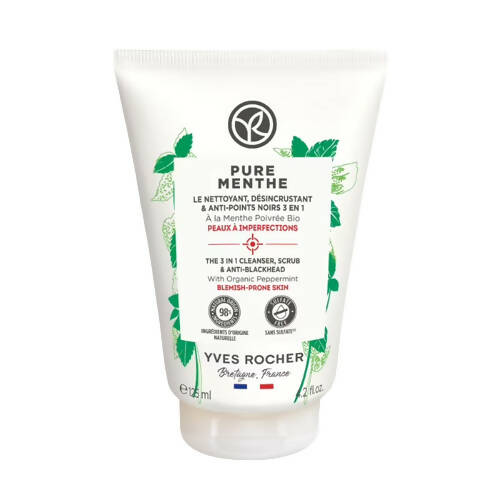 Yves Rocher Pure Menthe skincare product on a white background