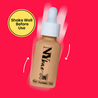 NY Bae 3 in 1 Serum Foundation with Primer Warm Milk 09