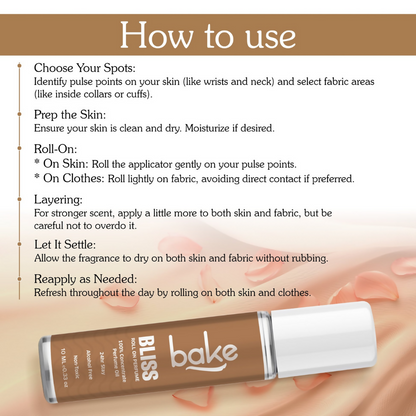 Bake Bliss 100% Concentrated Perfume Oil Roll on Fragrance For Men & Women - Passion Fruit