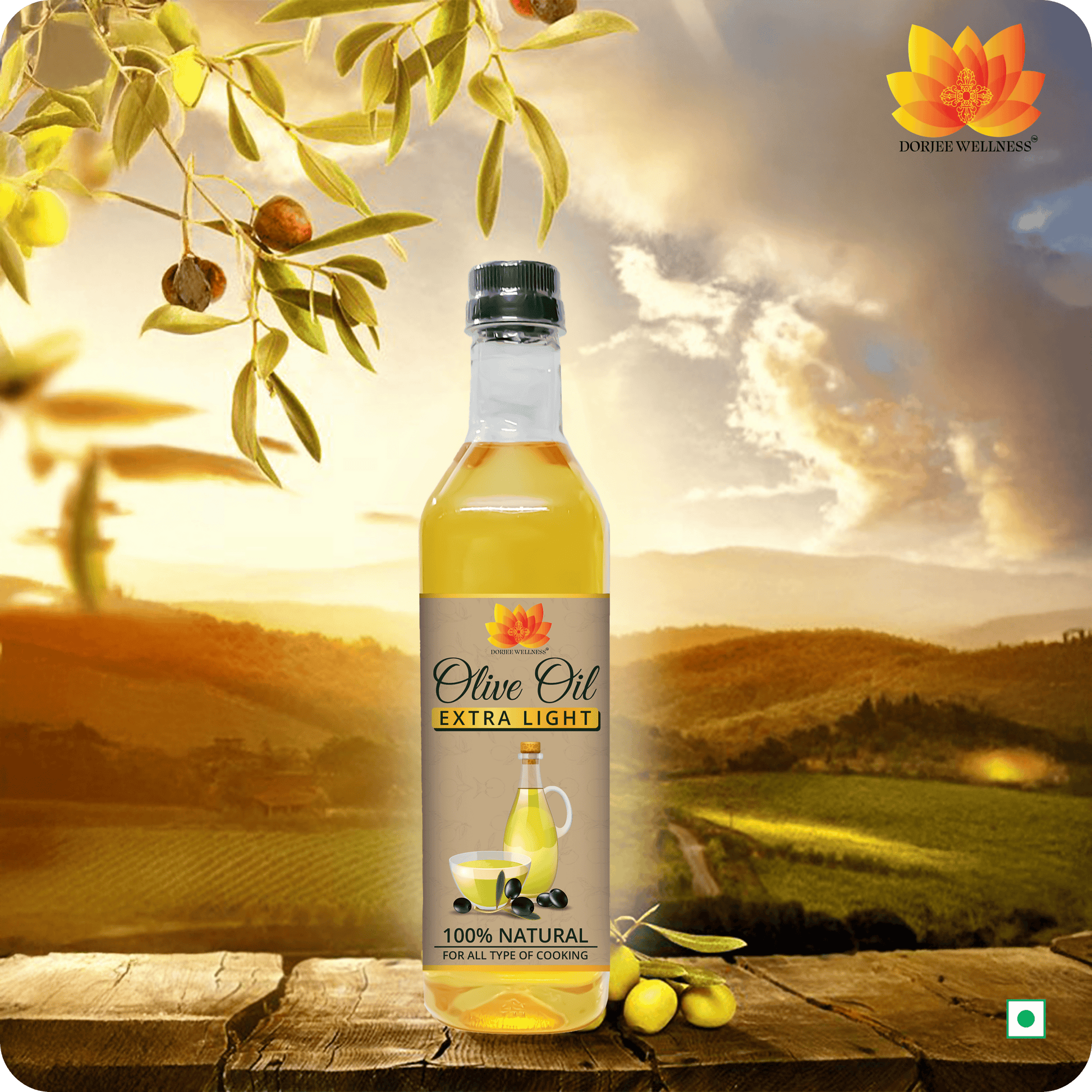 Dorjee Wellness Extra Light Olive Oil