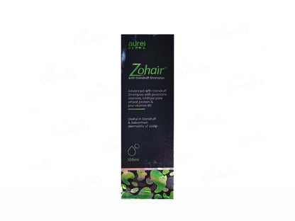 Zohair shampoo bottle packaging on a white background