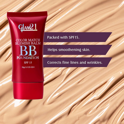 Glam21 Color Match BB Foundation SPF15 - 04 Medium Beige