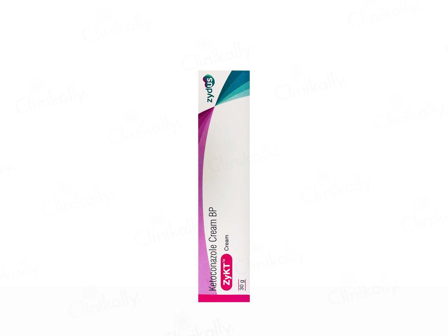 Tube of Zydus Mebendazole Cream BP on a white background