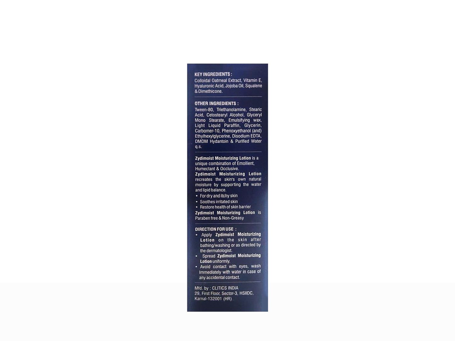 Zydimoist Moisturizing Lotion