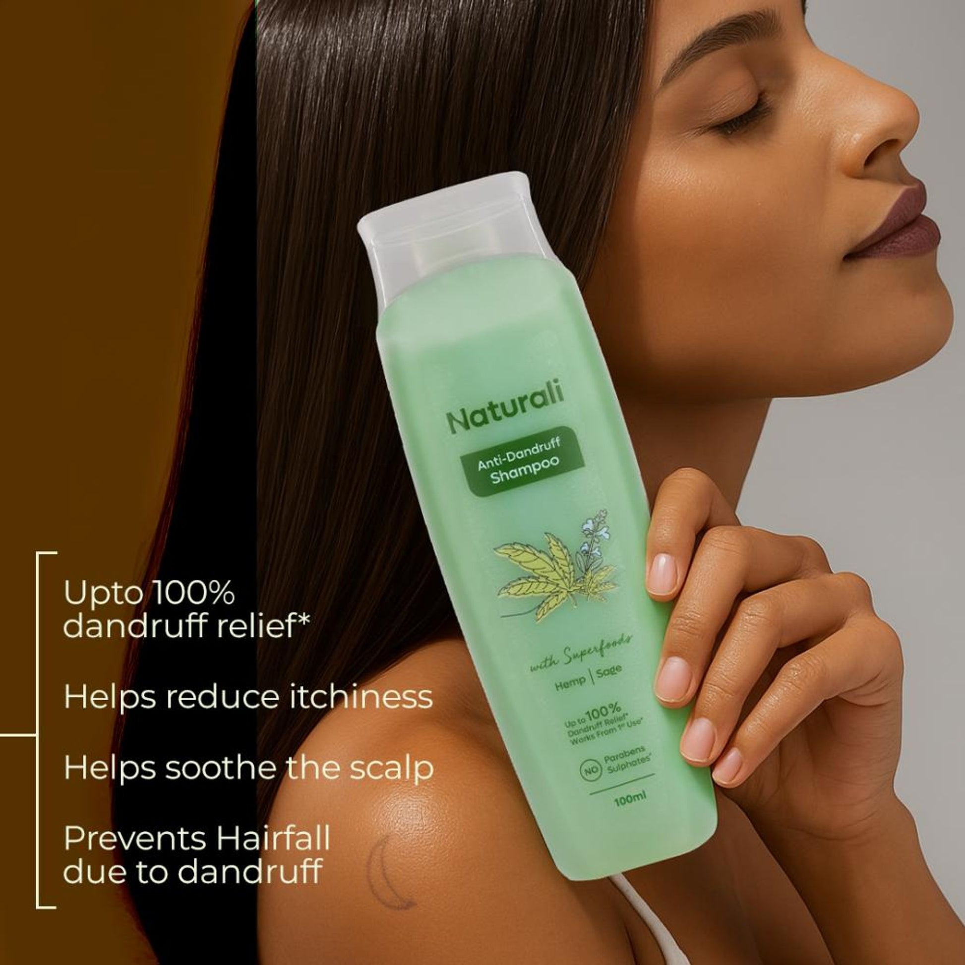 Naturali Anti-Dandruff Shampoo With Hemp, Sage & Salicylic Acid