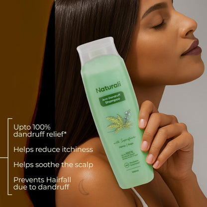 Naturali Anti-Dandruff Shampoo With Hemp, Sage & Salicylic Acid