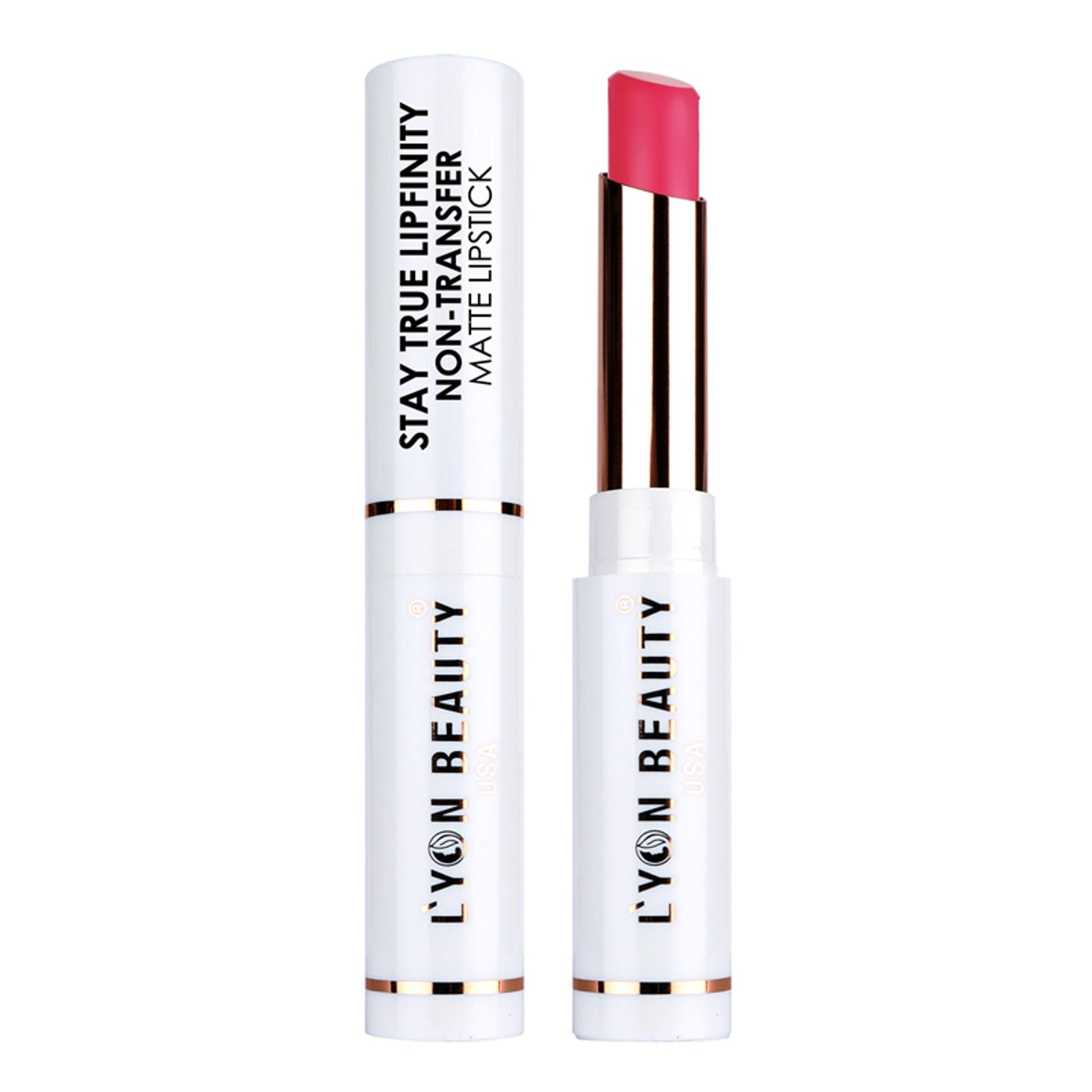 Lyon Beauty Stay True Lipfinity Non Transfer Matte Lipstick - Magenta 03
