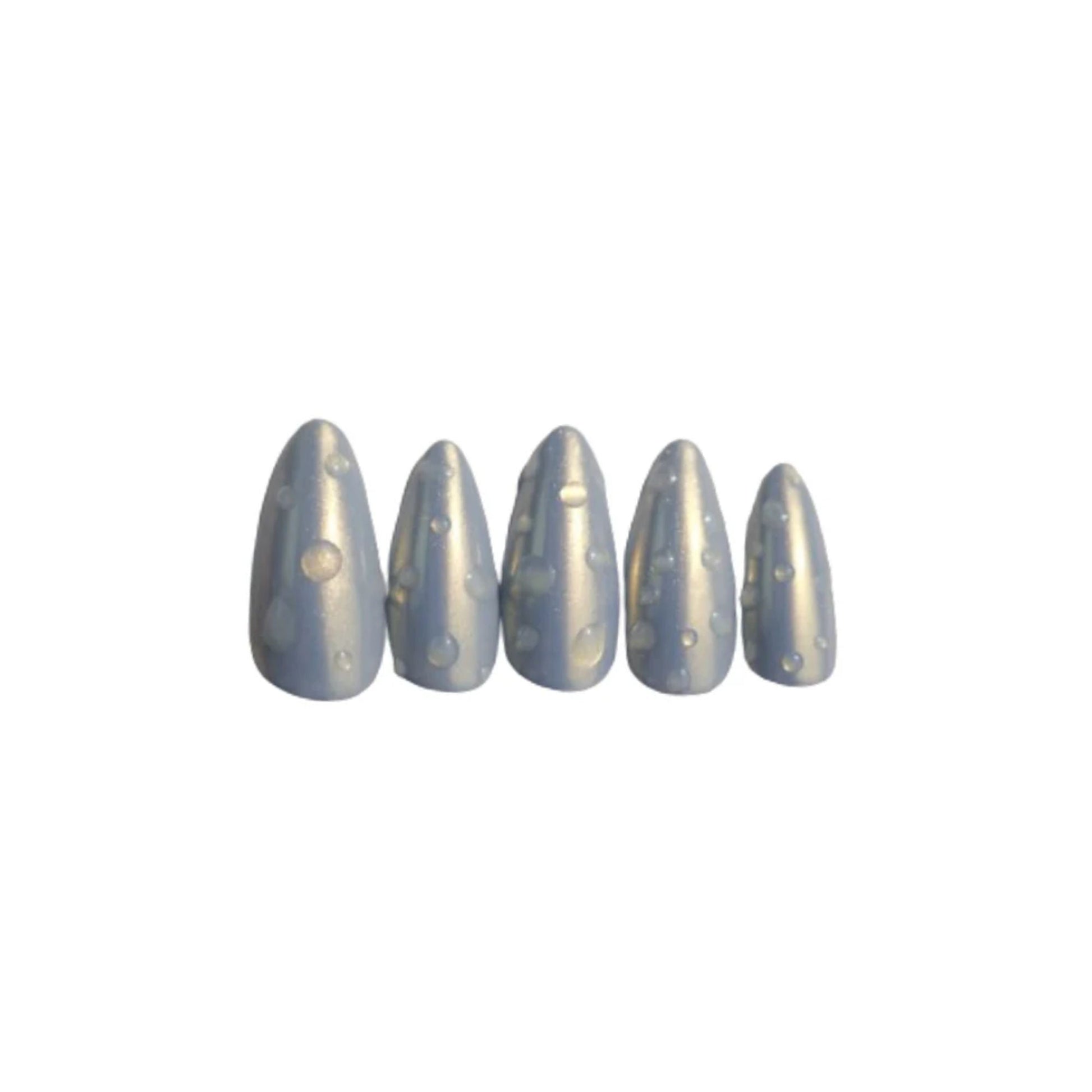 SOEZI Icey Spicy Reusable Press On Nails - Ready To Wear Kit
