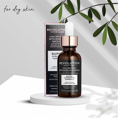 Makeup Revolution Skincare 0.5% Retinol Super Serum With Rosehip Seed Oil