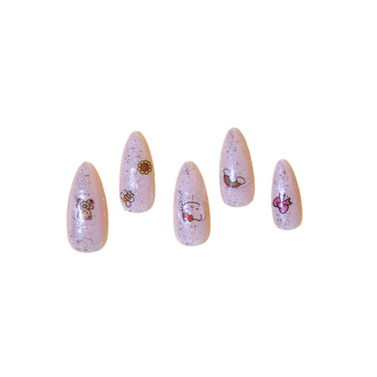 SOEZI Whisker Wonderland Reusable Press On Nail - Ready To Wear Kit