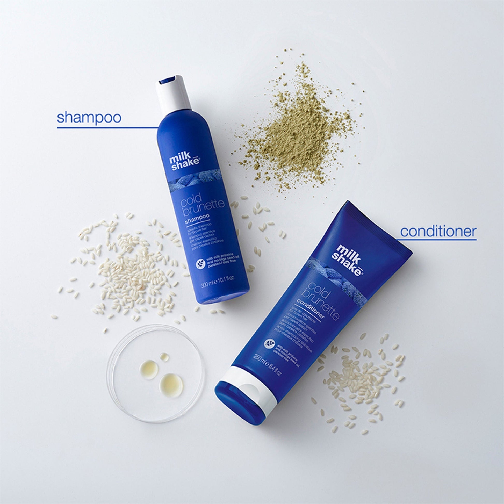 Milkshake Cold Brunette Shampoo For Brown & Dark Blond Hair