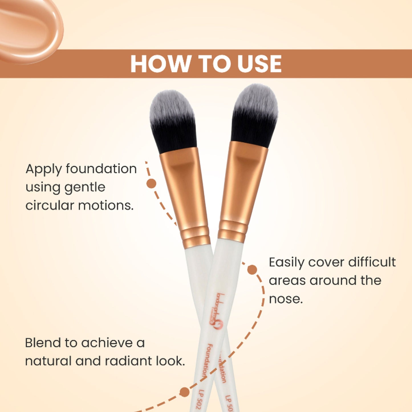 London Prime Cosmetics GS Foundation Brush
