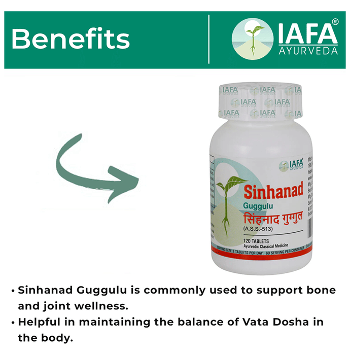 Iafa Ayuveda Sinhanad Guggulu Tablets