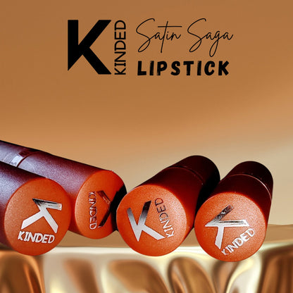 KINDED Satin Saga Bullet Creamy Lipstick With Satin Finish & Vitamin E - 01 Flamingo Pink