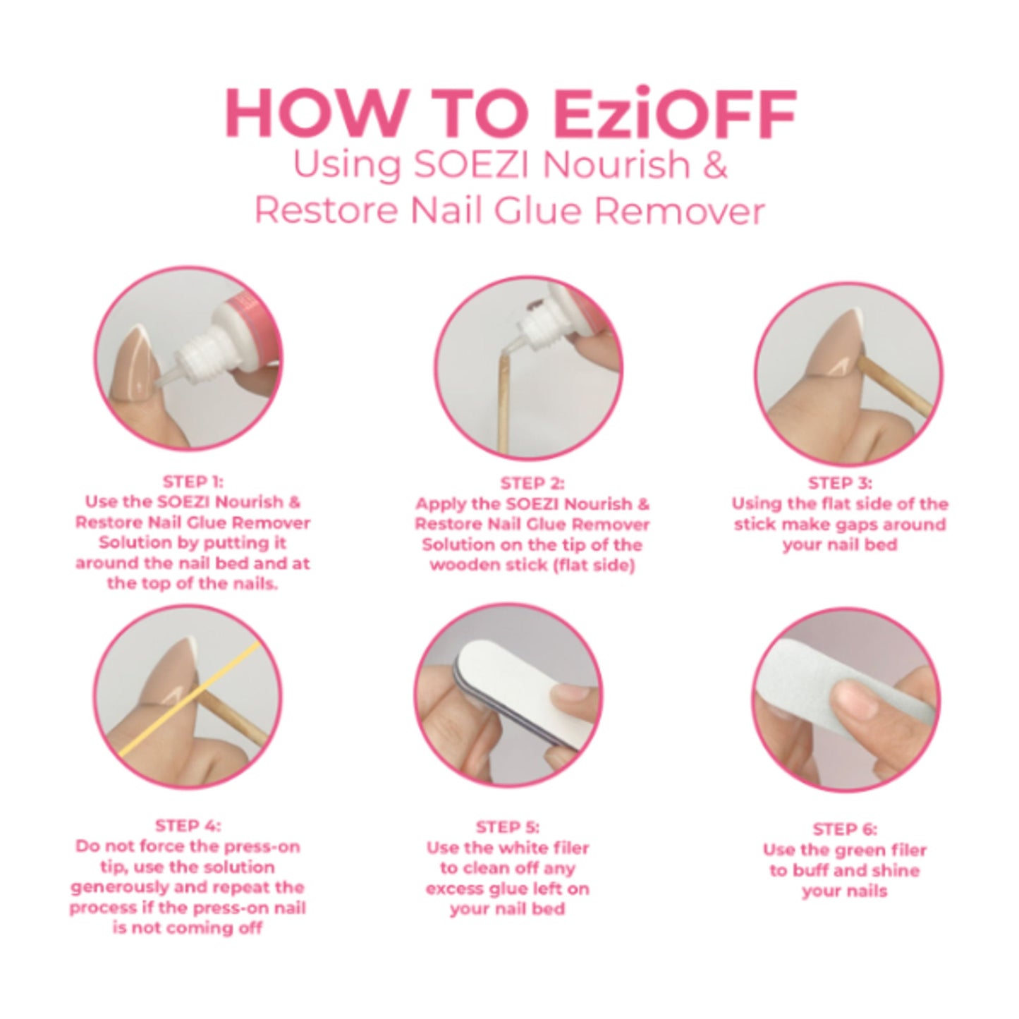 SOEZI Colorful And Confused Reusable Press On Nails - Ready To Wear Kit