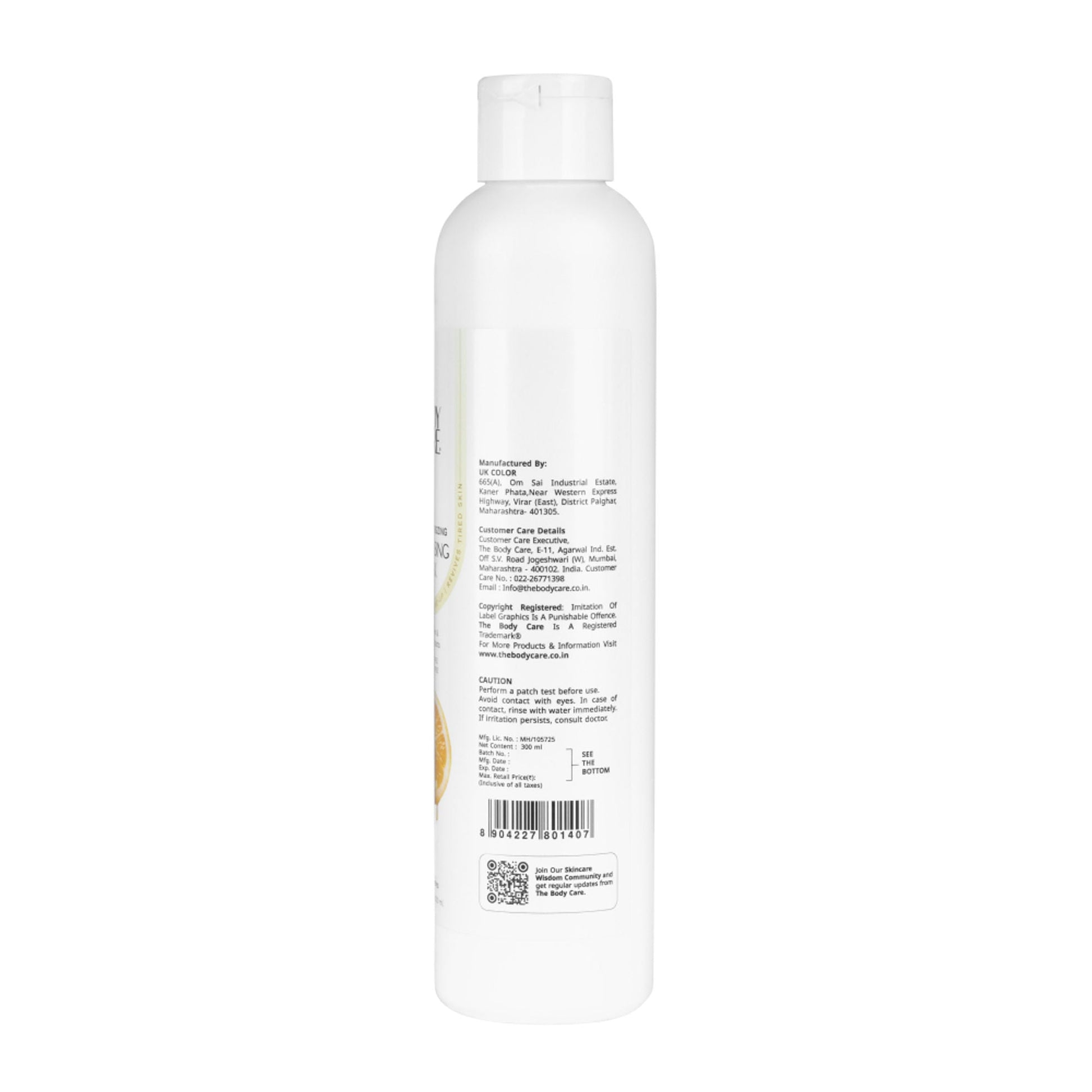 The Body Care Orange Cleansing Milk
