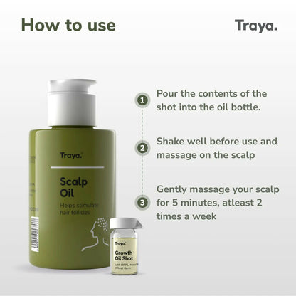 Traya Scalp Oil with Growth Oil Shot