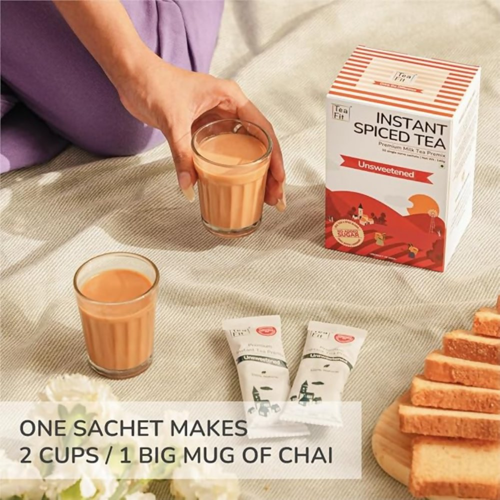 TeaFit Premium NO SUGAR Instant Masala Tea Premix