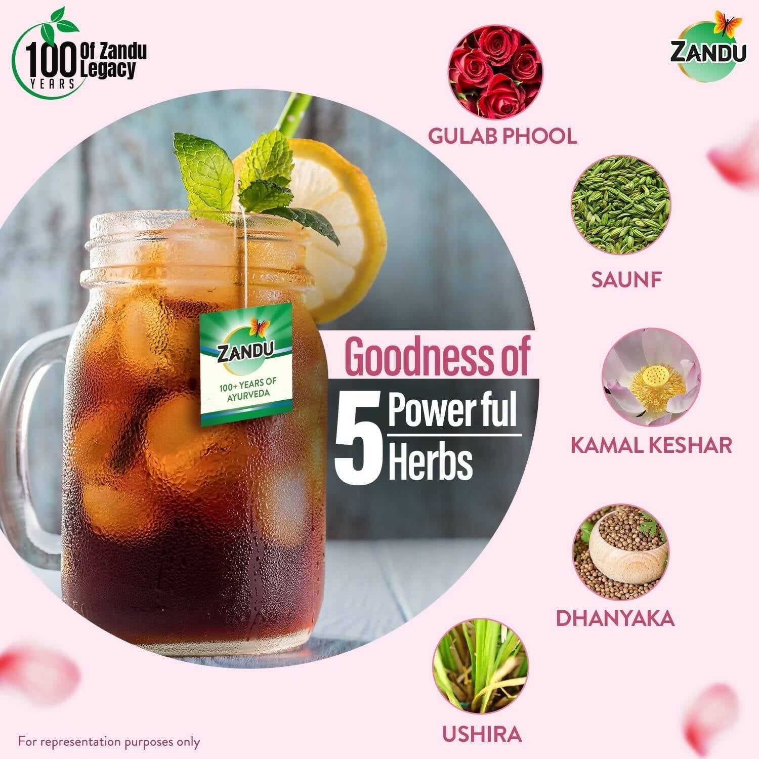 Zandu Calming & Refreshing Herbal Infusion