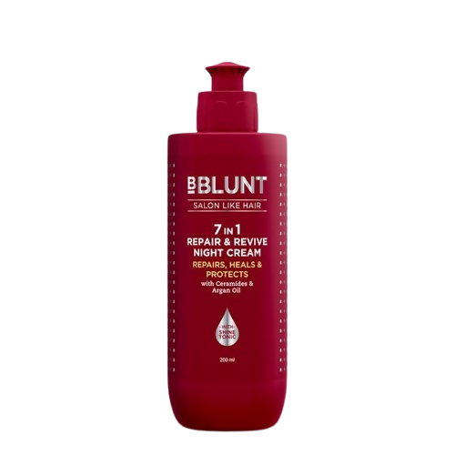 BBlunt 7 in 1 Repair & Revive Night Cream to Heal & Protect Hair Overnight - Limited Time Offer