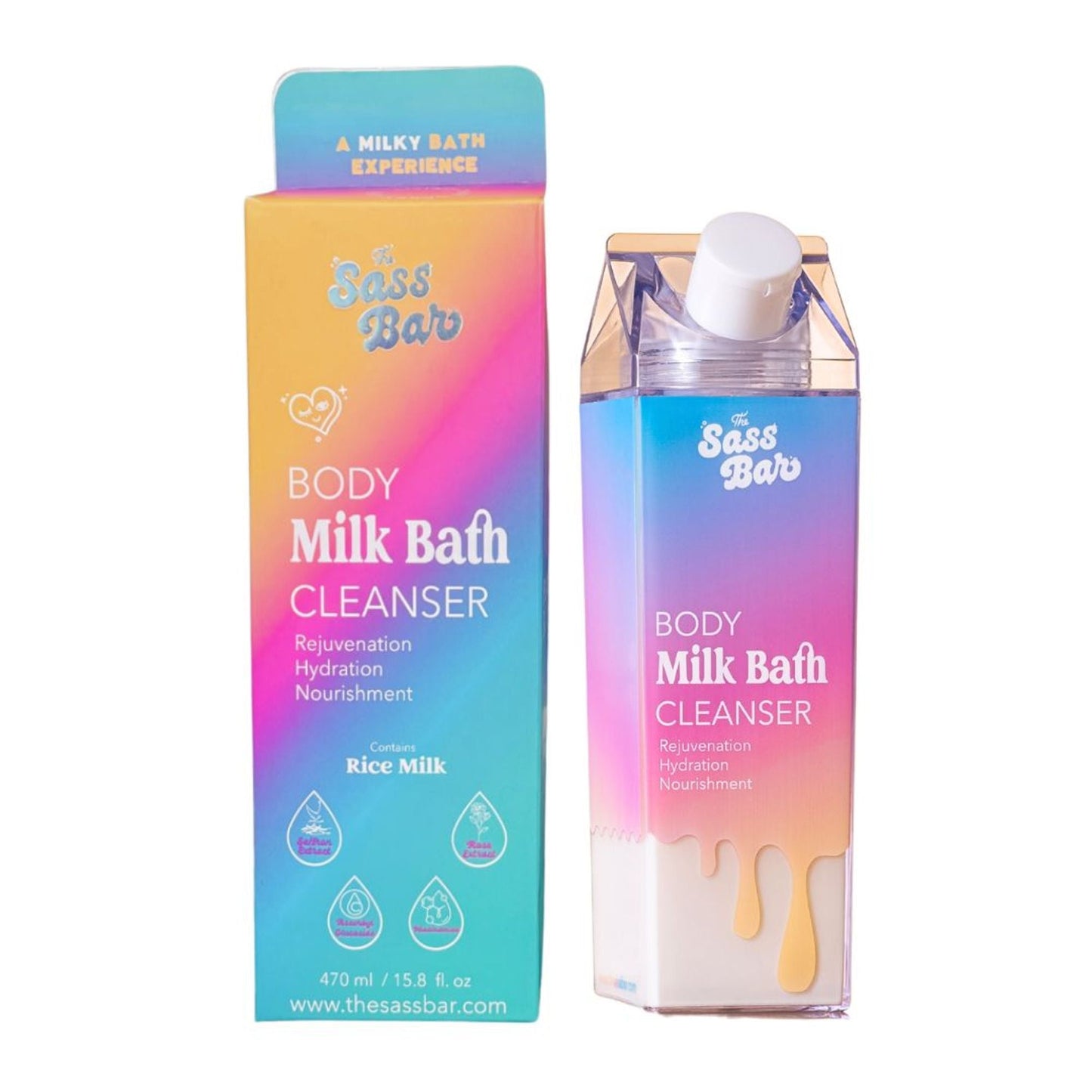 The Sass Bar Daybreak Brightening Bodywash with Niacinamide +Vitamin C for Dull Skin