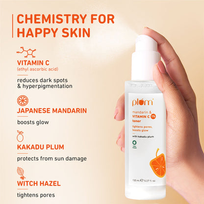 Plum 1% Vitamin C Toner With Mandarin & Kakadu Plum