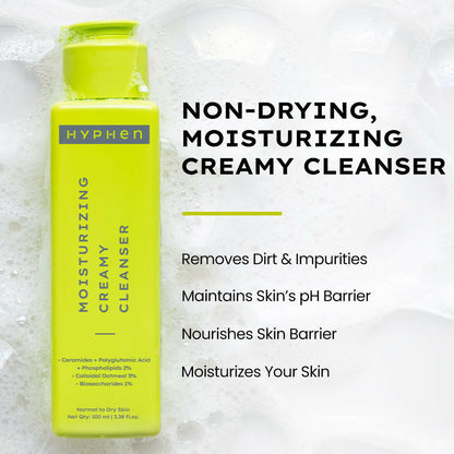 Hyphen By Kriti Sanon CSM (Cleanser, Serum, Moisturizer) Normal to Dry Skin Combo