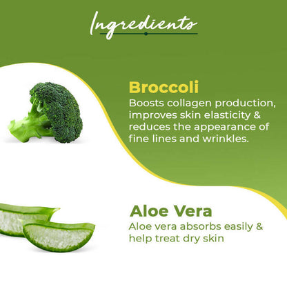 Organic Harvest Vitamin A Organic Face Cleanser with Broccoli & Aloe Vera